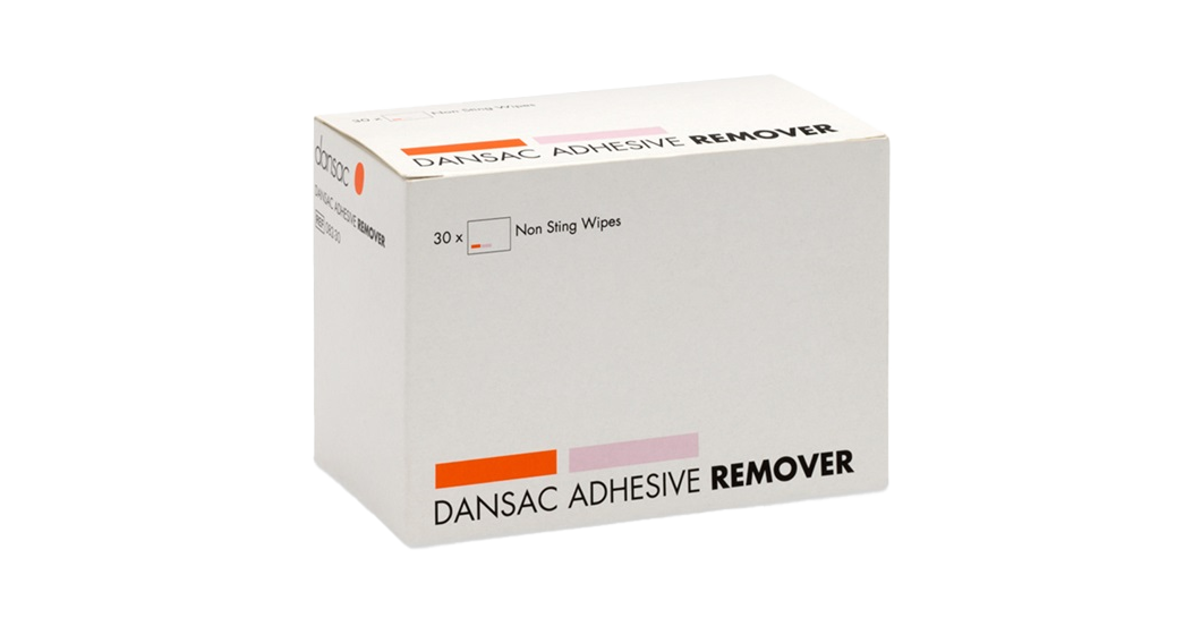 Dansac Non Sting Adhesive Remover Wipes Pack of 30