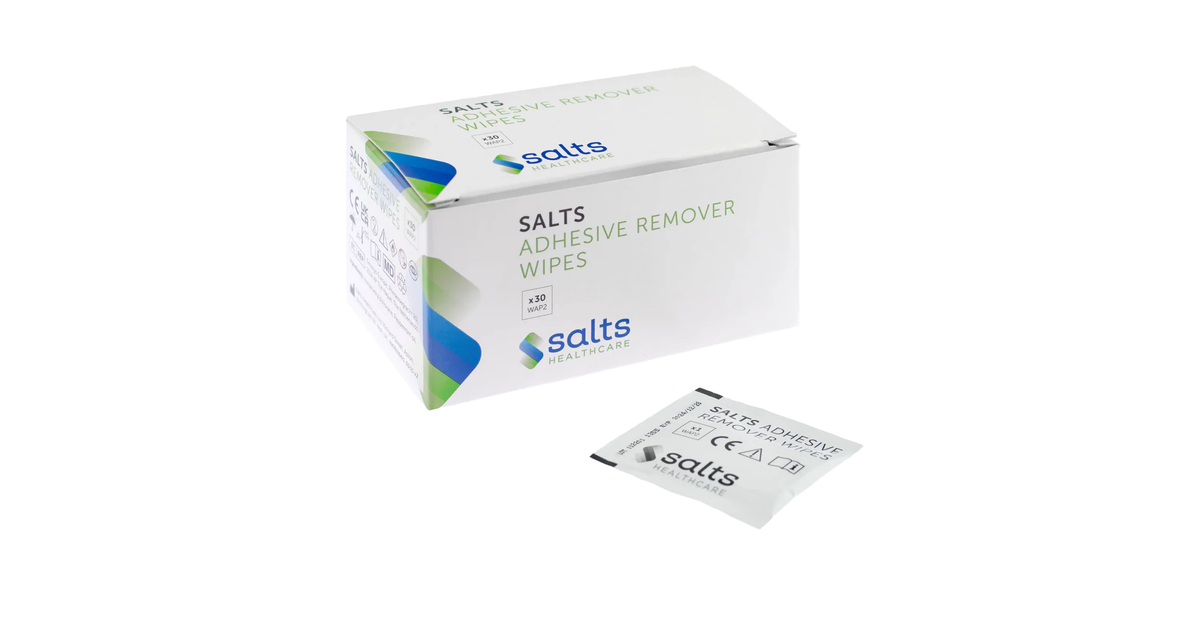 Salts Adhesive Remover Wipes - Pack of 30 | Weldricks