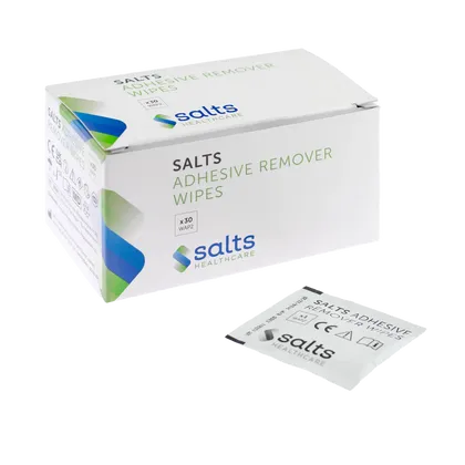 Salts Adhesive Remover Wipes Pack of 30