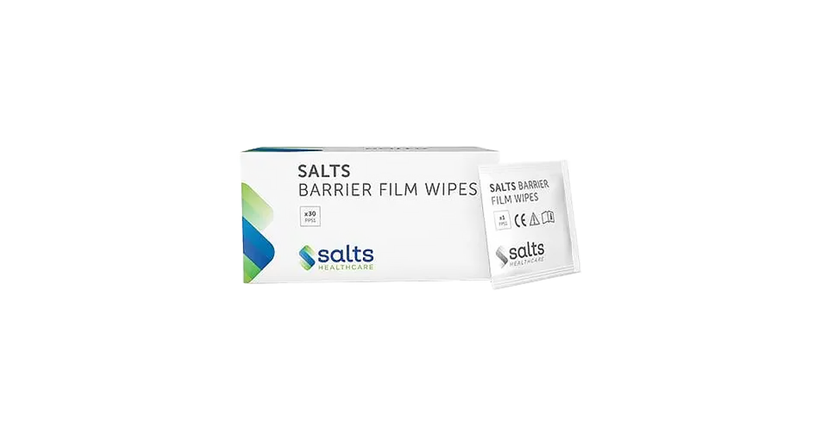 Salts Barrier Film Wipes - Pack of 30 | Weldricks