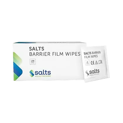 Salts Barrier Film Wipes Pack of 30