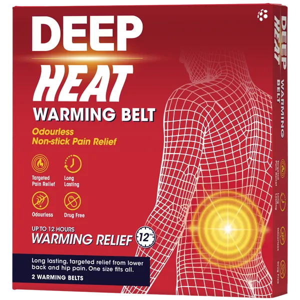 Deep Heat Warming Belt Pack of 2