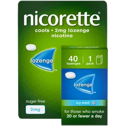 Nicorette® Cools 2mg Lozenge Icy Mint 1 x 40 Lozenges (Stop Smoking Aid)