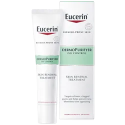 Eucerin DermoPurifyer Oil Control Skin Renewal Treatment 40ml (Includes FREE ChapStick Lip Balm*)
