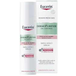 Eucerin DermoPurifyer Oil Control Triple Effect Serum 40ml (Includes FREE ChapStick Lip Balm*)