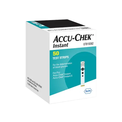 Accu-Chek Instant Blood Glucose Test Strips Pack of 50