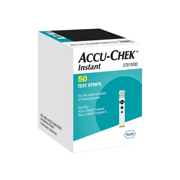 Accu-Chek Instant Blood Glucose Test Strips Pack of 50