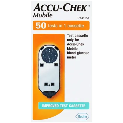 Accu-Chek Mobile Blood Glucose Test Cassette Pack of 50