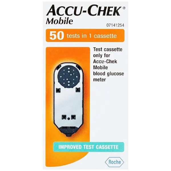 Accu-Chek Mobile Blood Glucose Test Cassette Pack of 50