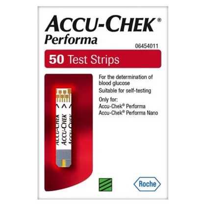 Accu-Chek Performa Blood Glucose Test Strips Pack of 50