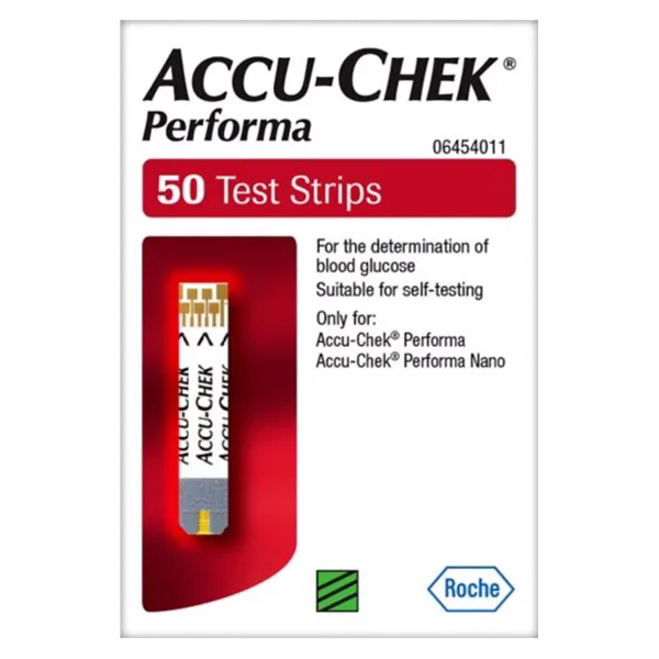 Accu-Chek Performa Blood Glucose Test Strips Pack of 50