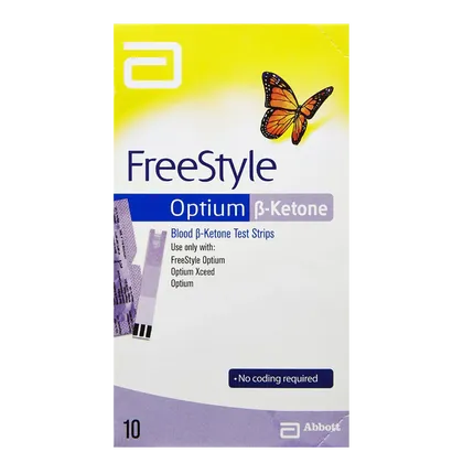 FreeStyle Optium β Ketone Test Strips Pack of 10