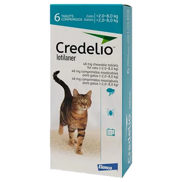 Credelio 48mg Chewable Tablets for Cats Pack of 6