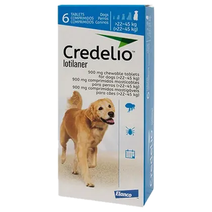 Credelio 900mg Chewable Tablets for Dogs Pack of 6