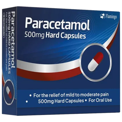 Paracetamol 500mg Capsules Pack of 32