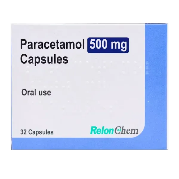 Paracetamol 500mg Capsules Pack of 32