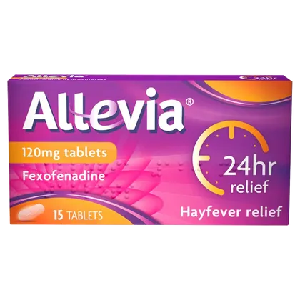 Allevia Fexofenadine 120mg Tablets Pack of 15