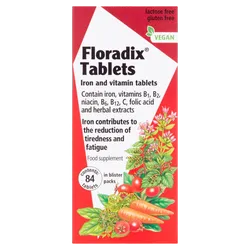 Floradix Formula Herbal Iron Tablets Pack of 84