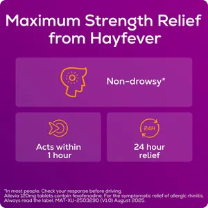 Allevia Fexofenadine 120mg Tablets Pack of 30