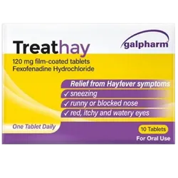 Treathay 120mg Fexofenadine Tablets Pack of 10