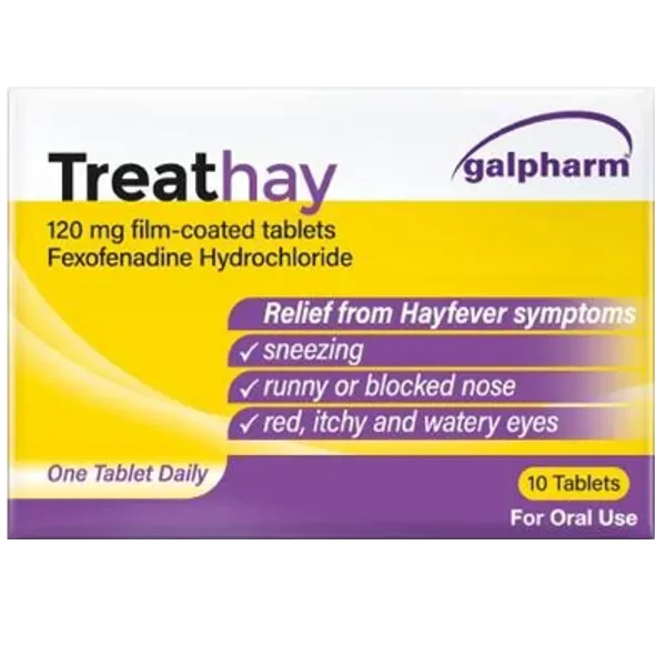 Treathay 120mg Fexofenadine Tablets Pack of 10