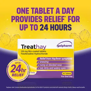 Treathay Fexofenadine 120mg Tablets Pack of 30