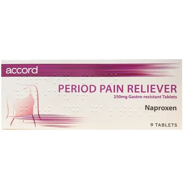 Accord Period Pain Reliever Tablets Pack of 9