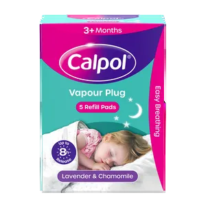 Calpol Vapour Plug Lavender & Chamomile 3+ Months Refill Pads Pack of 5