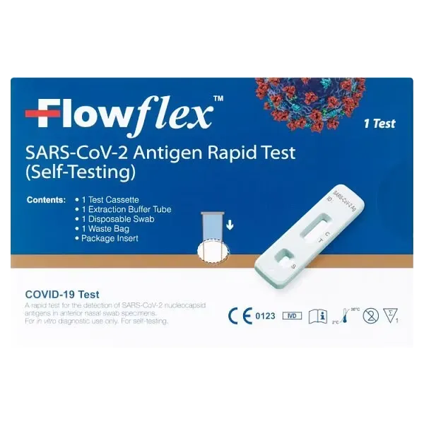 COVID-19 Antigen Rapid Lateral Flow Test Pack of 1