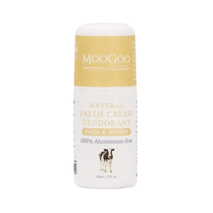 MooGoo Natural Fresh Cream Deodorant Oats & Honey 60ml