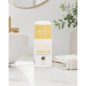 MooGoo Natural Fresh Cream Deodorant Oats & Honey 60ml