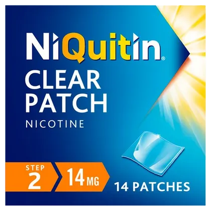 Niquitin 14mg Patches Step 2 Clear Pack of 14