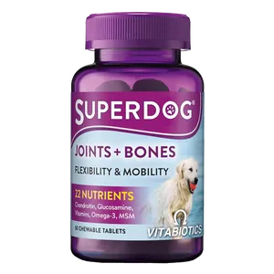 SuperDog Joints & Bones Chewable Tablets Pack of 60