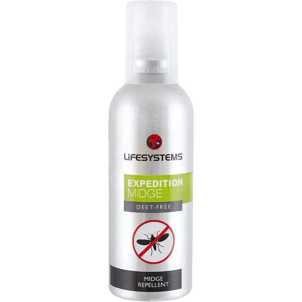 Lifesystems Expedition Midge Repellent DEET Free Spray 100ml
