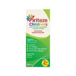 Piriteze Allergy Relief Syrup 70ml