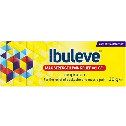 Ibuleve Max Strength Pain Relief 10% Gel 30g