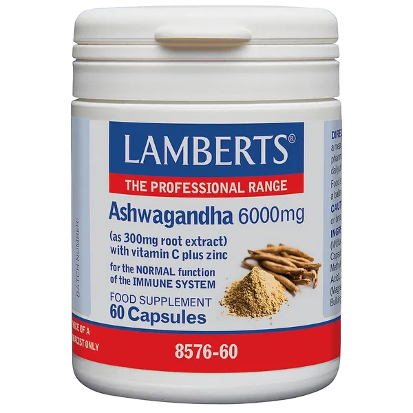 Lamberts Ashwagandha 6000mg Capsules Pack of 60