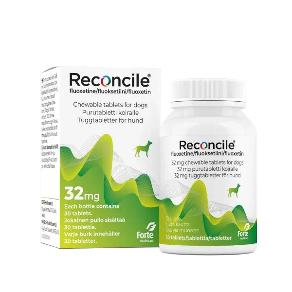 Reconcile Chewable Tablets for Dogs 32mg (Fluoxetine) Pack of 30