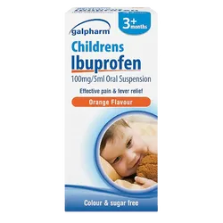 Children's Ibuprofen 100mg/5ml Sugar Free Oral Suspension 100ml