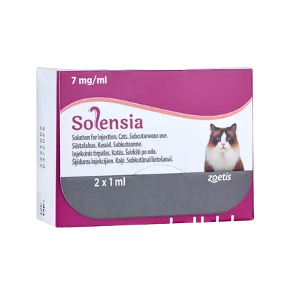 Solensia 7mg/ml Solution for Injection for Cats Pack of 2 (Refrigerated Item)