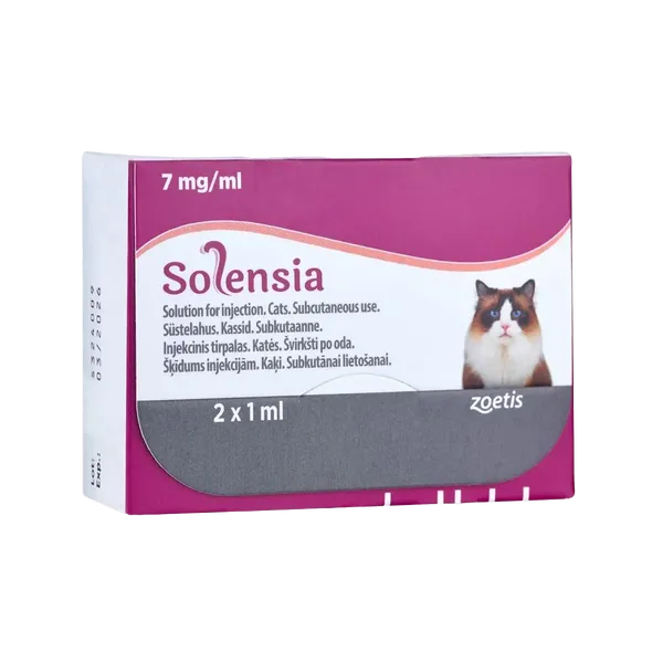 Solensia 7mg/ml Solution for Injection for Cats Pack of 2 (Refrigerated Item)
