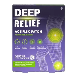 Deep Relief Actiflex Patch Pack of 4