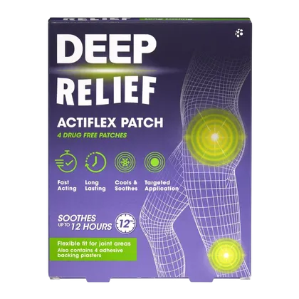 Deep Relief Actiflex Patch Pack of 4
