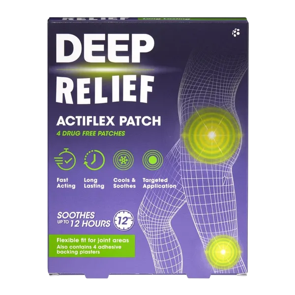 Deep Relief Actiflex Patch Pack of 4