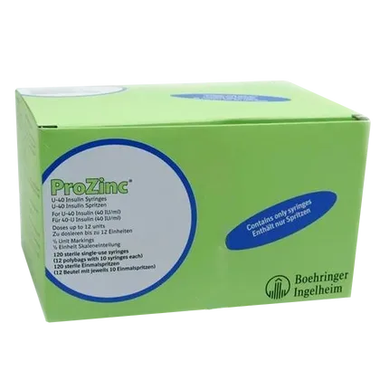 ProZinc U-40 Insulin Syringes 0.3ml Pack of 120