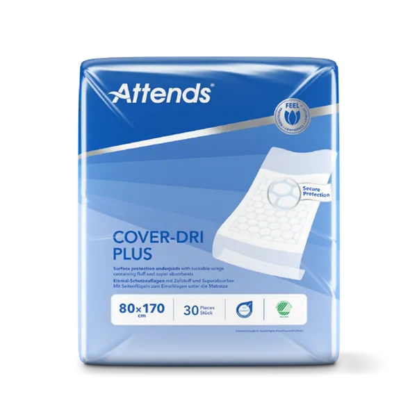 Attends Cover-Dri Plus 80 x 170cm Underpads Pack of 30