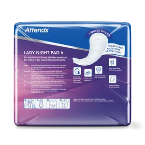 Attends Lady Night Pad 6 Pack of 30