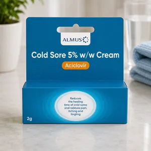 Almus Aciclovir Cold Sore 5% Cream 2g