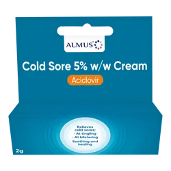 Almus Aciclovir Cold Sore 5% Cream 2g