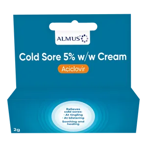 Almus Aciclovir Cold Sore 5% Cream 2g